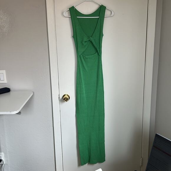 Bec & Bridge Green Halter Bodycon Maxi Dress - Picture 12 of 12
